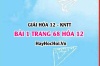 Giải bài 1 trang 68 Hóa 12 Kết nối tri thức SGK